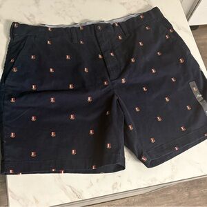 Tommy Hilfiger Dark Blue Shorts with Pattern 38
